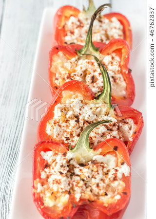 Stuffed peppers with feta Stuffed peppers with feta 46762837