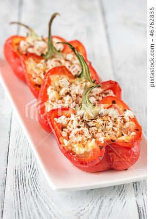 Stuffed peppers with feta Stuffed peppers with feta 46762838