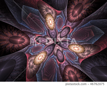 Beautiful multicolor kaleidoscope Unique design. Beautiful multicolor kaleidoscope Unique design. 46762875