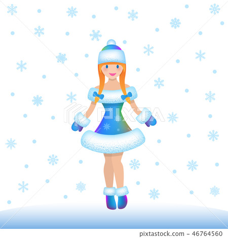 Snow Maiden, Sneguroschka, Snow girl 46764560