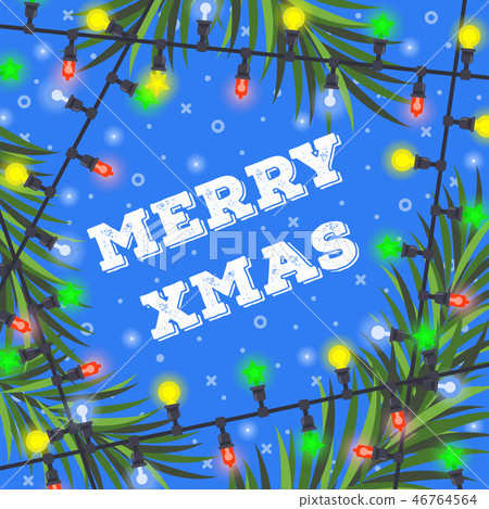 Merry Christmas, New Year gift card  46764564