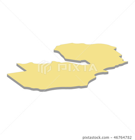 map of Zambia 46764782