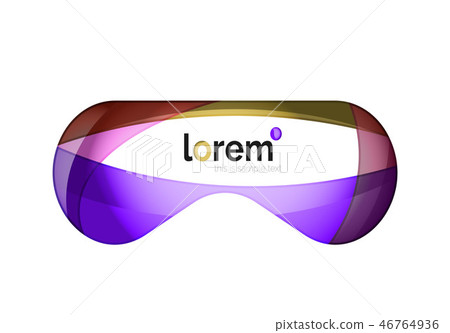 Abstract geometric business icon 46764936
