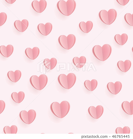 Seamless Heart Pattern. Seamless Heart Pattern. 46765445