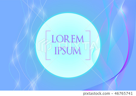 Abstract violet background with lines with a circular inscription. Abstract violet background with lines with a circular inscription. 46765741