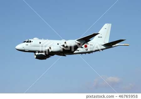 P-1 patrol aircraft in flight P-1 patrol aircraft in flight 46765958