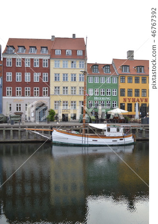 Landscape of Denmark, Copenhagen, Nyhavn Landscape of Denmark, Copenhagen, Nyhavn 46767392