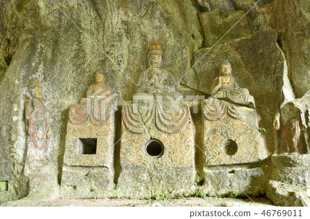 Usuki Stone Buddha Buddha statue 46769011