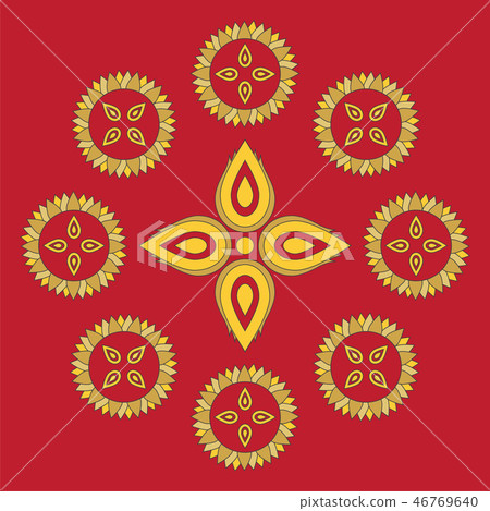 Thai Art Pattern for background wallpaper Thai Art Pattern for background wallpaper 46769640