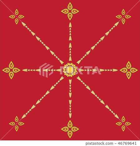 Thai Art Pattern for background wallpaper Thai Art Pattern for background wallpaper 46769641