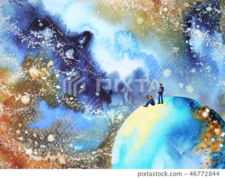 human spiritual power energy connect mind universe 46772844