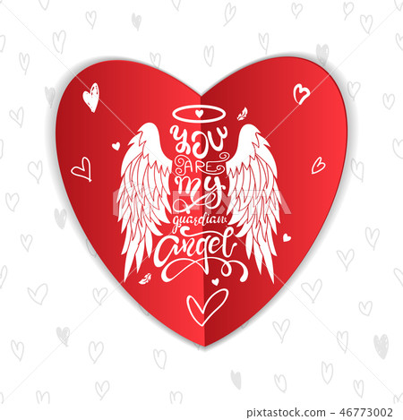 you are my guardian angel! happy valentine's day