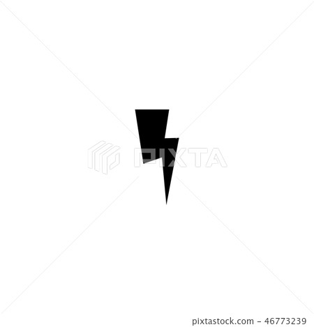 Flash and lightning icon. Flash and lightning icon. 46773239