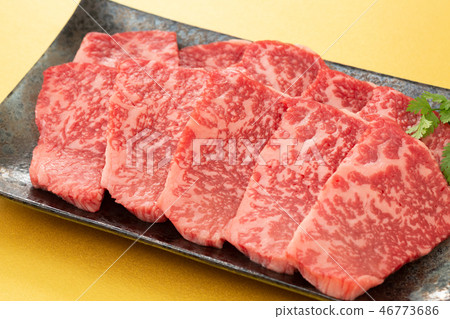 牛肉大腿肉烤肉 牛肉大腿肉烤肉 46773686