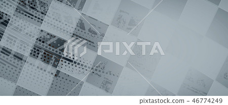 Racing car light motion with checkered background Racing car light motion with checkered background 46774249