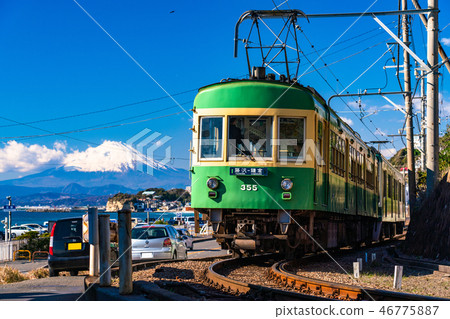 “神奈川縣”江之島和富士山/湘南 46775887