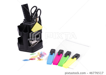 Office tools isolated on white background 46776517