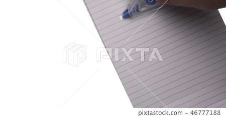Correction Tape correcting the wrong word. Correction Tape correcting the wrong word. 46777188
