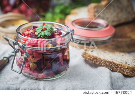 Russian beetroot salad Russian beetroot salad 46778094
