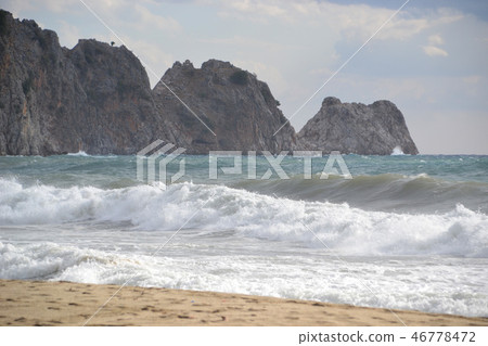 Cleopatra beach in Alanya Turkey Cleopatra beach in Alanya Turkey 46778472