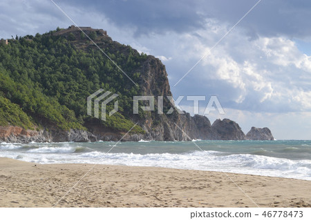 Cleopatra beach in Alanya Turkey 46778473