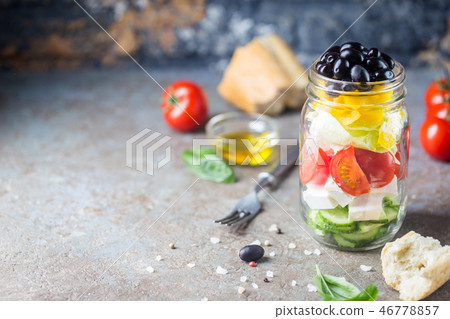 Fresh Greek salad 46778857