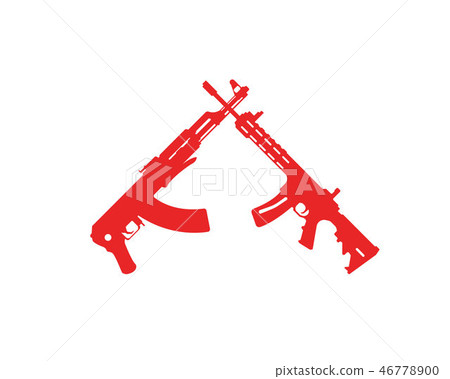 Gun vector symbol templates Gun vector symbol templates 46778900