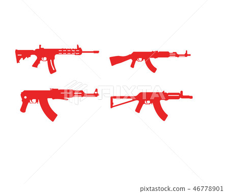 Gun vector symbol templates Gun vector symbol templates 46778901
