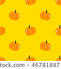 YELLOW PUMPKIN PATTERN 46781887