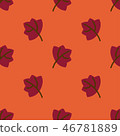 RED MAPLE LEAF PATTERN 46781889