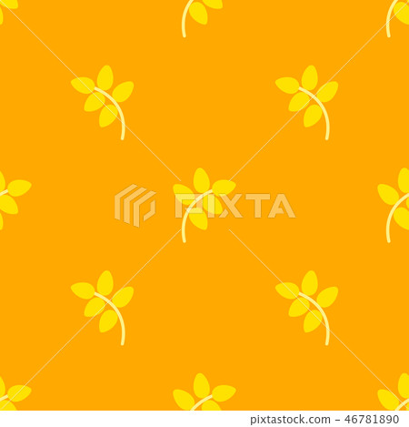 ORANGE RYE LEAF PATTERN 46781890