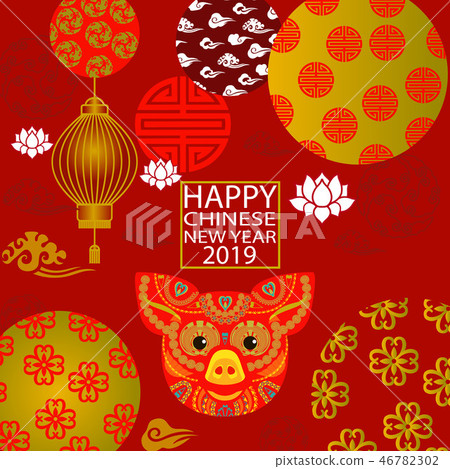 2019 Chinese New Year Paper Cutting 46782302