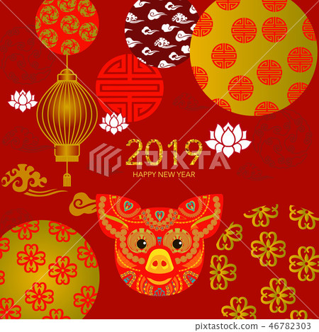 2019 Chinese New Year Paper Cutting 2019 Chinese New Year Paper Cutting 46782303