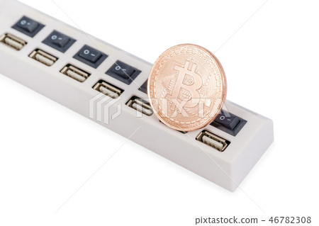 Bitcoin on usb connector 46782308