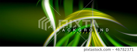 Blurred fluid colors background, abstract waves lines, mixing colours with light effects on light 46782371