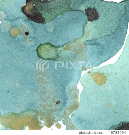 Abstract watercolor paper splash shapes isolated drawing. Illustration aquarelle for background. Abstract watercolor paper splash shapes isolated drawing. Illustration aquarelle for background. 46783964
