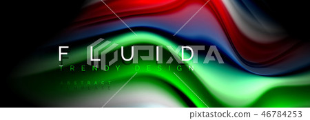 Creative line art. Banner background. Abstract motion. Graphic modern pattern. Abstract business 46784253