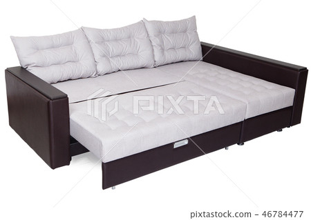 Folding sofa bed of white with armrests Folding sofa bed of white with armrests 46784477