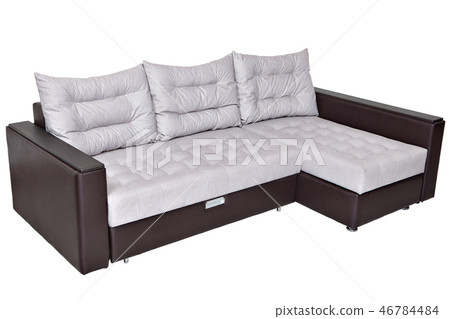 Corner convertible sofa-bed with storage space 46784484