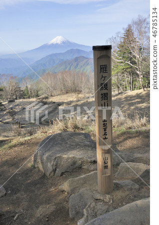 富士山從山頂。 46785134