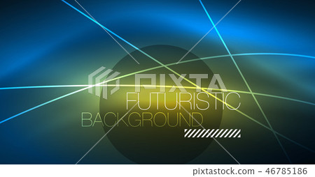 Neon glowing magic background, neon banner, night sky wallpaper. Magic light effect. Christmas Neon glowing magic background, neon banner, night sky wallpaper. Magic light effect. Christmas 46785186