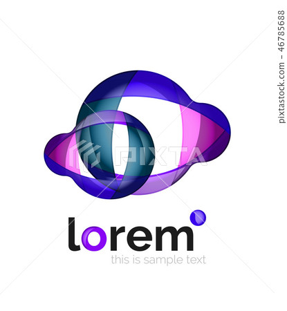 Abstract geometric business icon Abstract geometric business icon 46785688