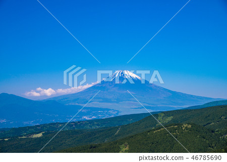 （靜岡縣）初夏日本富士山的景色 46785690