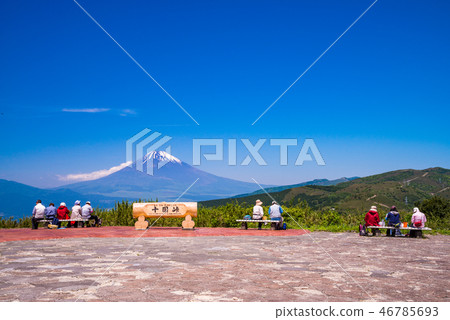 (靜岡縣)初夏日本富士山的景色 (靜岡縣)初夏日本富士山的景色 46785693