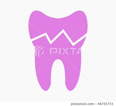 broken tooth icon broken tooth icon 46785753