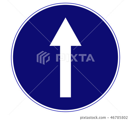 mandatory direction icon mandatory direction icon 46785802