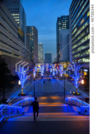 Illumination of Minato Mirai 46786344