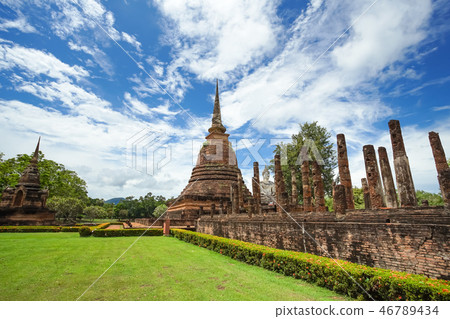 UNESCO World Heritage site Wat Sa Si in Sukhothai. UNESCO World Heritage site Wat Sa Si in Sukhothai. 46789434