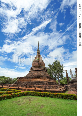 UNESCO World Heritage site Wat Sa Si in Sukhothai. UNESCO World Heritage site Wat Sa Si in Sukhothai. 46789436