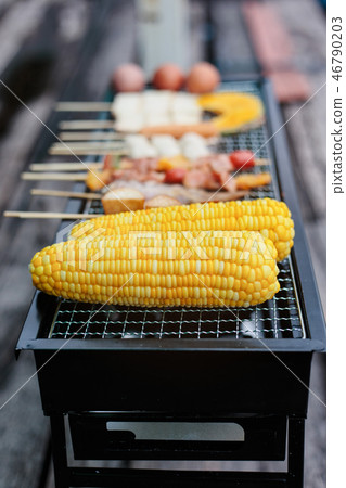 Close - up BarBeCue Grill Close - up BarBeCue Grill 46790203